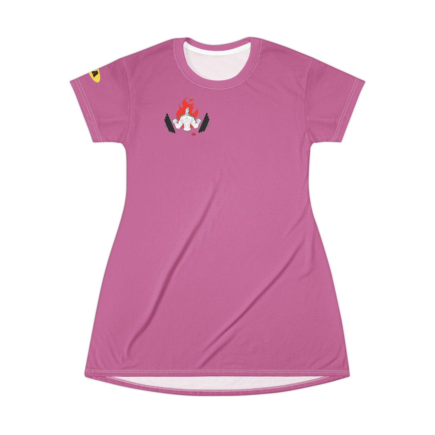 Fun Graphic T-Shirt Dress for Casual Days
