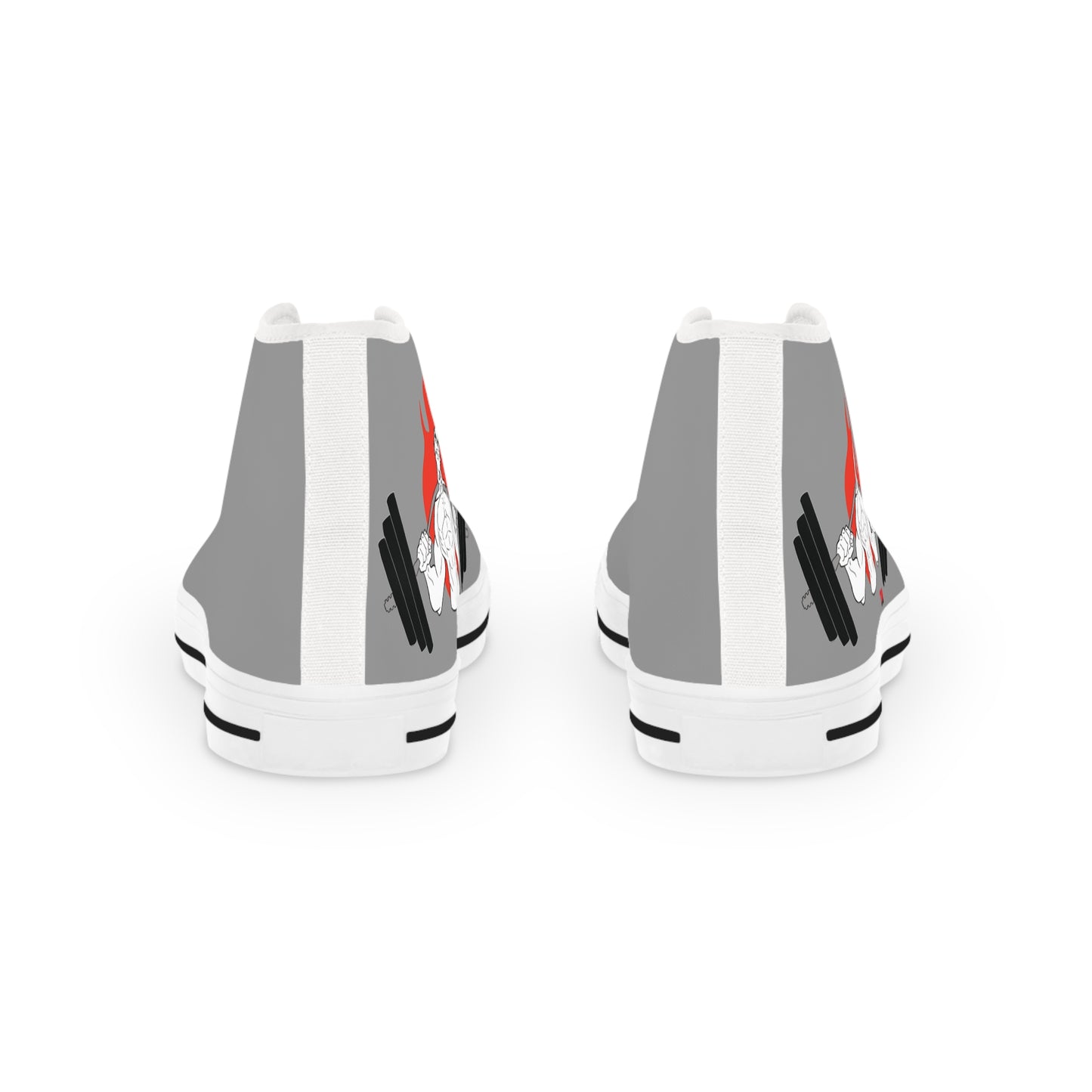 Men's High Top Sneakers with Bold Graphic Design - Trendy Urban Style for Everyday Wear