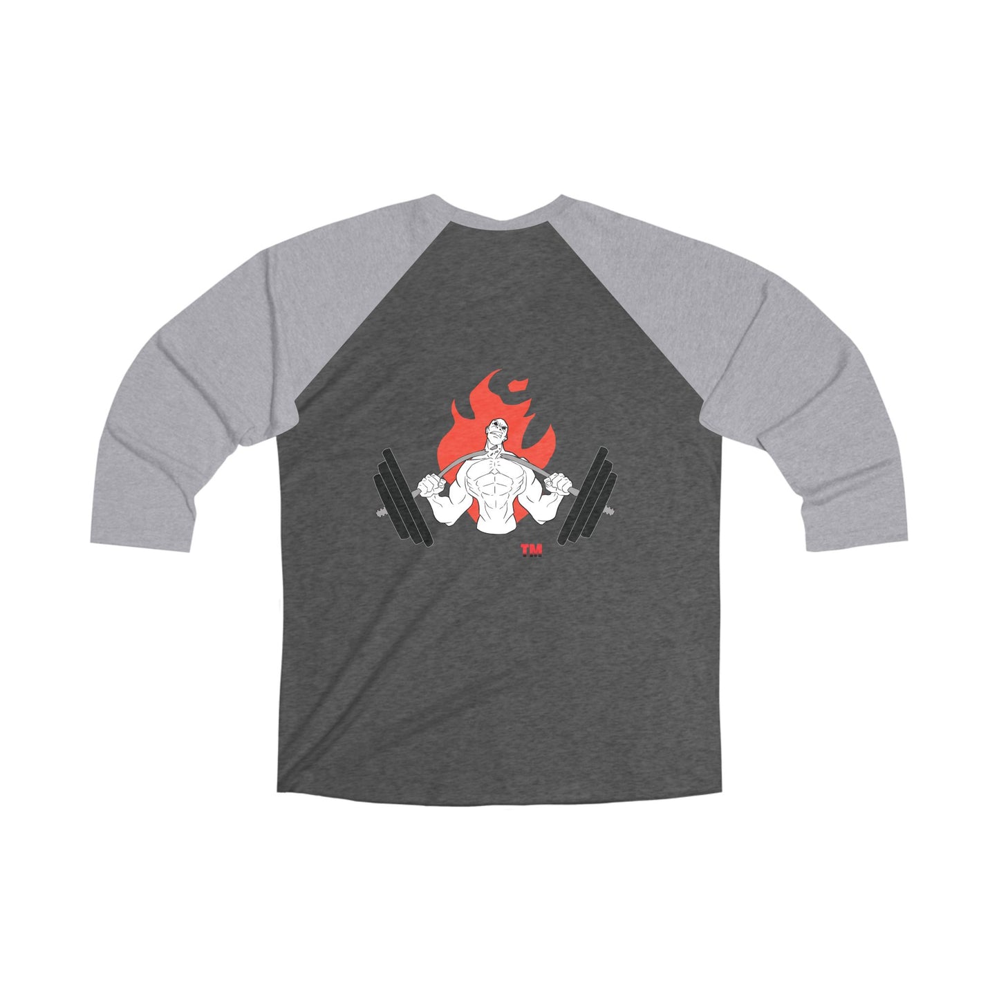 GTA Gym Motivation Raglan Tee - Unisex Tri-Blend Workout Shirt