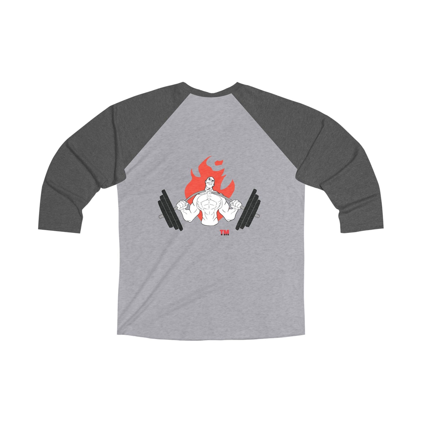 GTA Gym Motivation Raglan Tee - Unisex Tri-Blend Workout Shirt