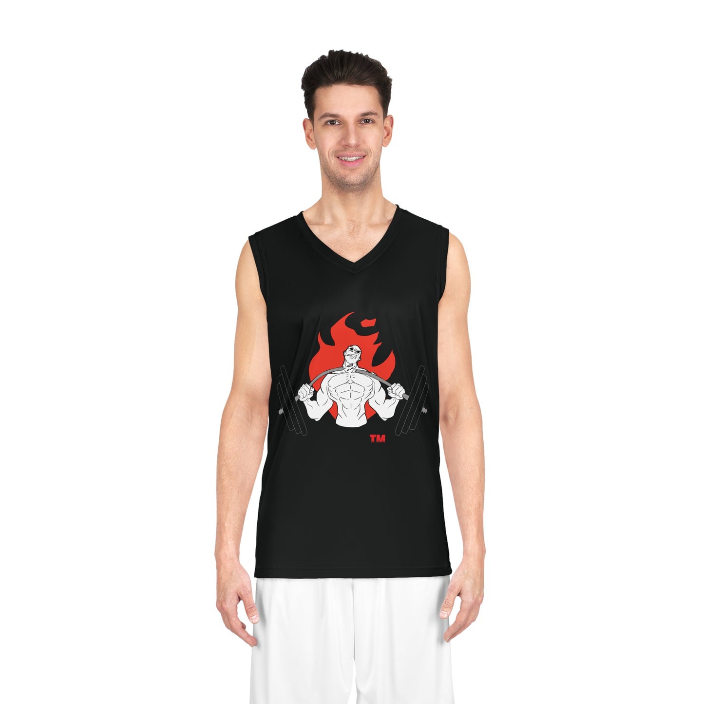 Custom Basketball Jersey - Gym Lover's Edition with Motivational Graphics