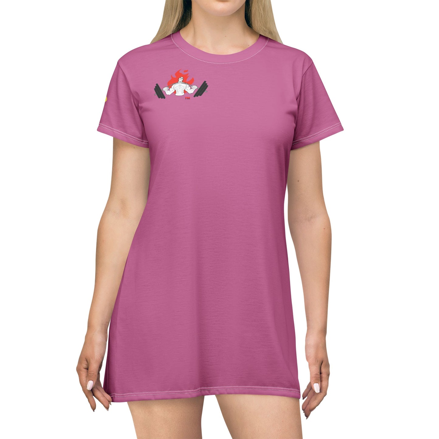 Fun Graphic T-Shirt Dress for Casual Days