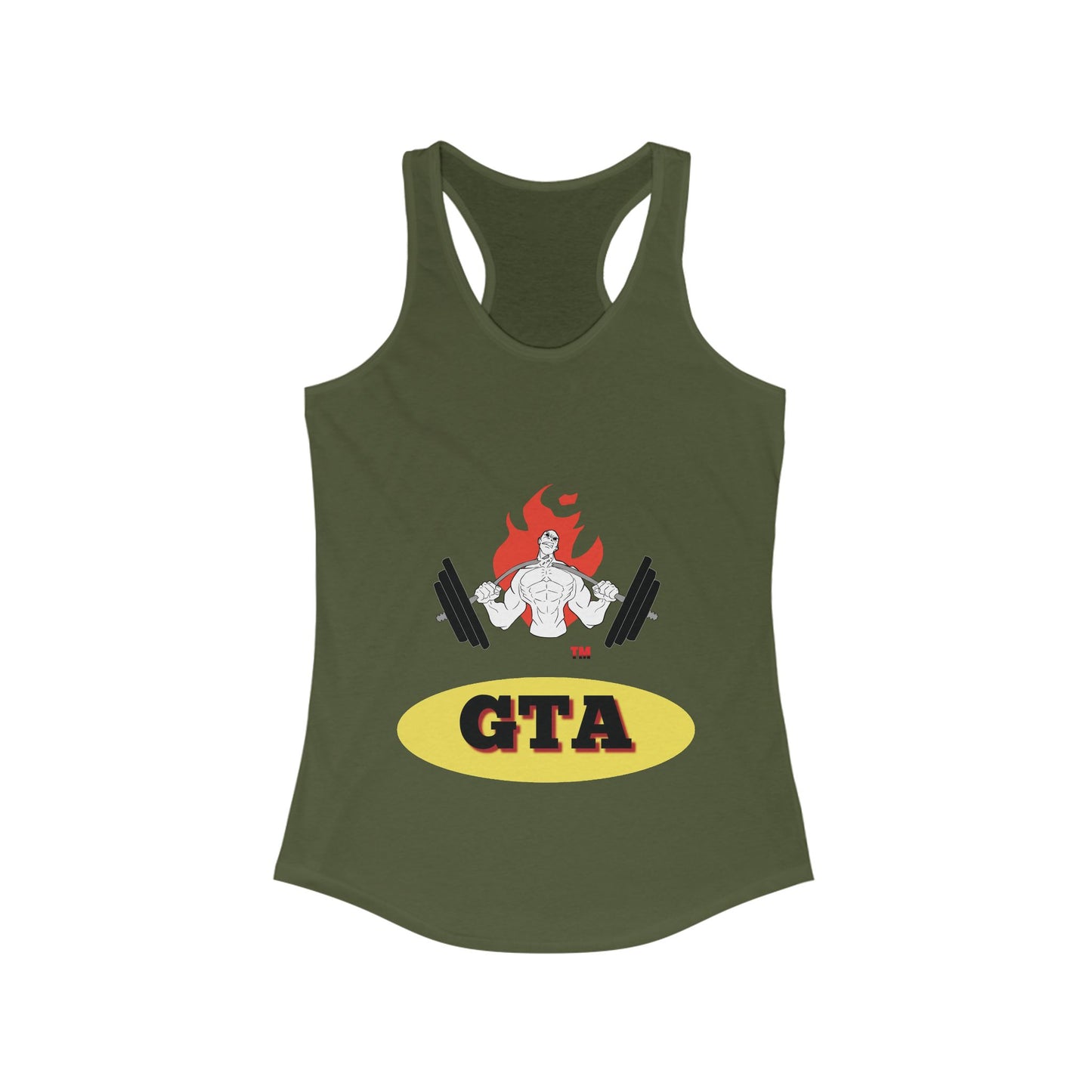 Graphic Racerback Tank Top for Women - GTA Design