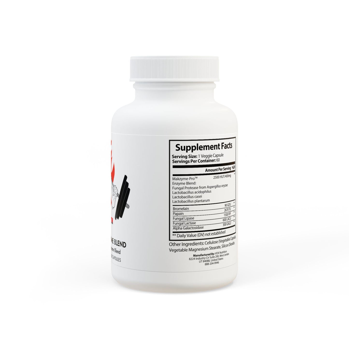 Digestive Enzyme Blend Supplement (60 Capsules)
