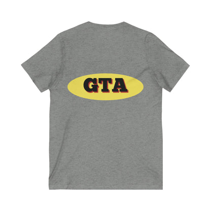 GTA Graphics Unisex V-Neck Tee - Casual Streetwear for Gamers