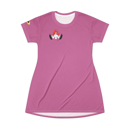 Fun Graphic T-Shirt Dress for Casual Days