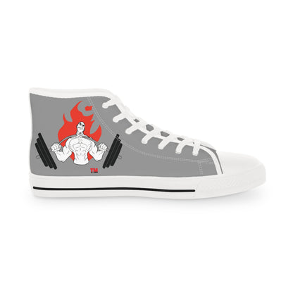 Men's High Top Sneakers with Bold Graphic Design - Trendy Urban Style for Everyday Wear