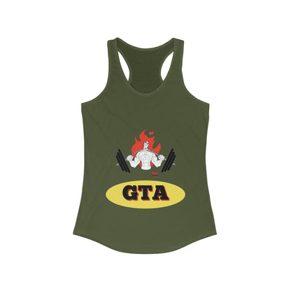 Graphic Racerback Tank Top for Women - GTA Design